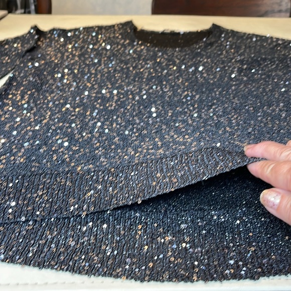 Hi low DKNYC sequined top# - Picture 7 of 7